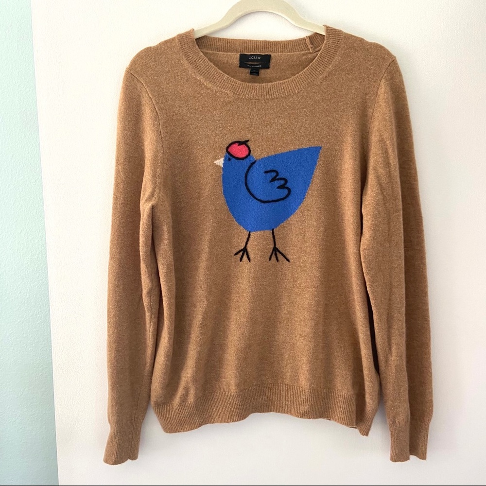 J. Crew French Hen Bird Sweater - Picture 6 of 12